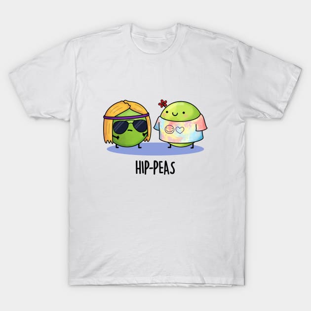 Hip-peas Funny Pea Pun T-Shirt by punnybone